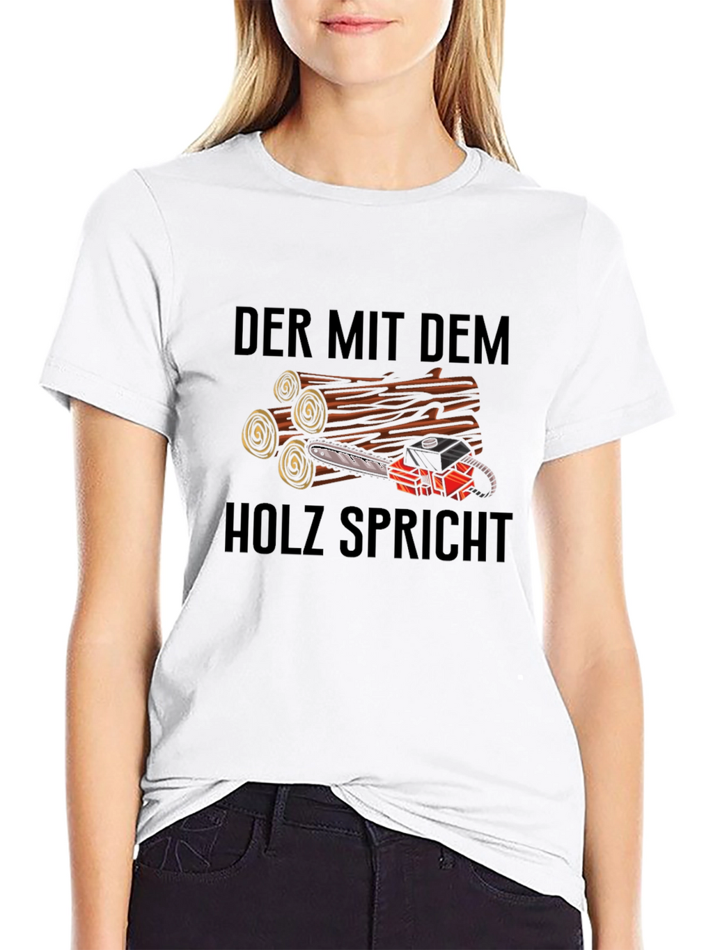 Der Mit Dem Holz Spricht Graphic Tee