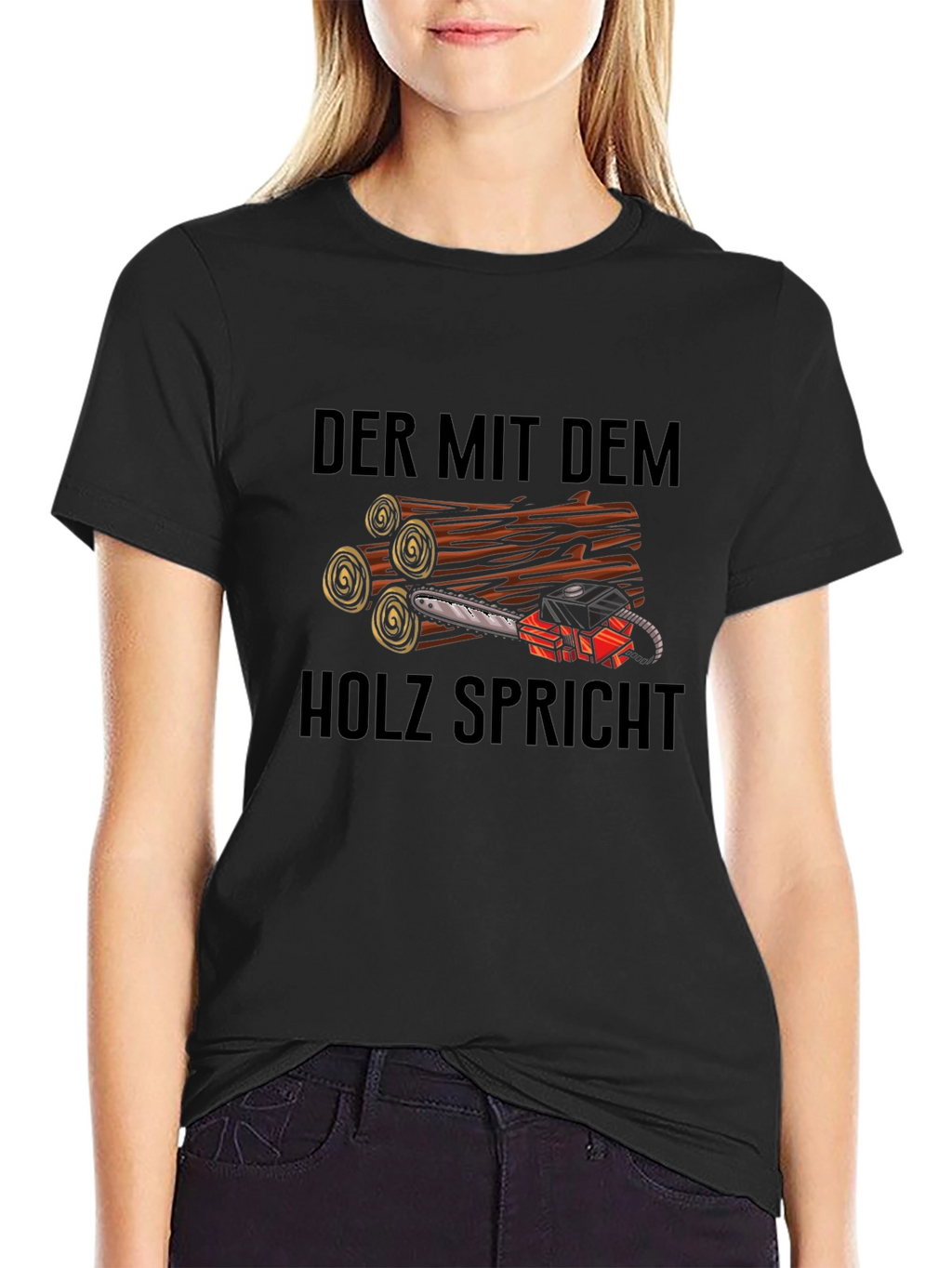 Der Mit Dem Holz Spricht Graphic Tee