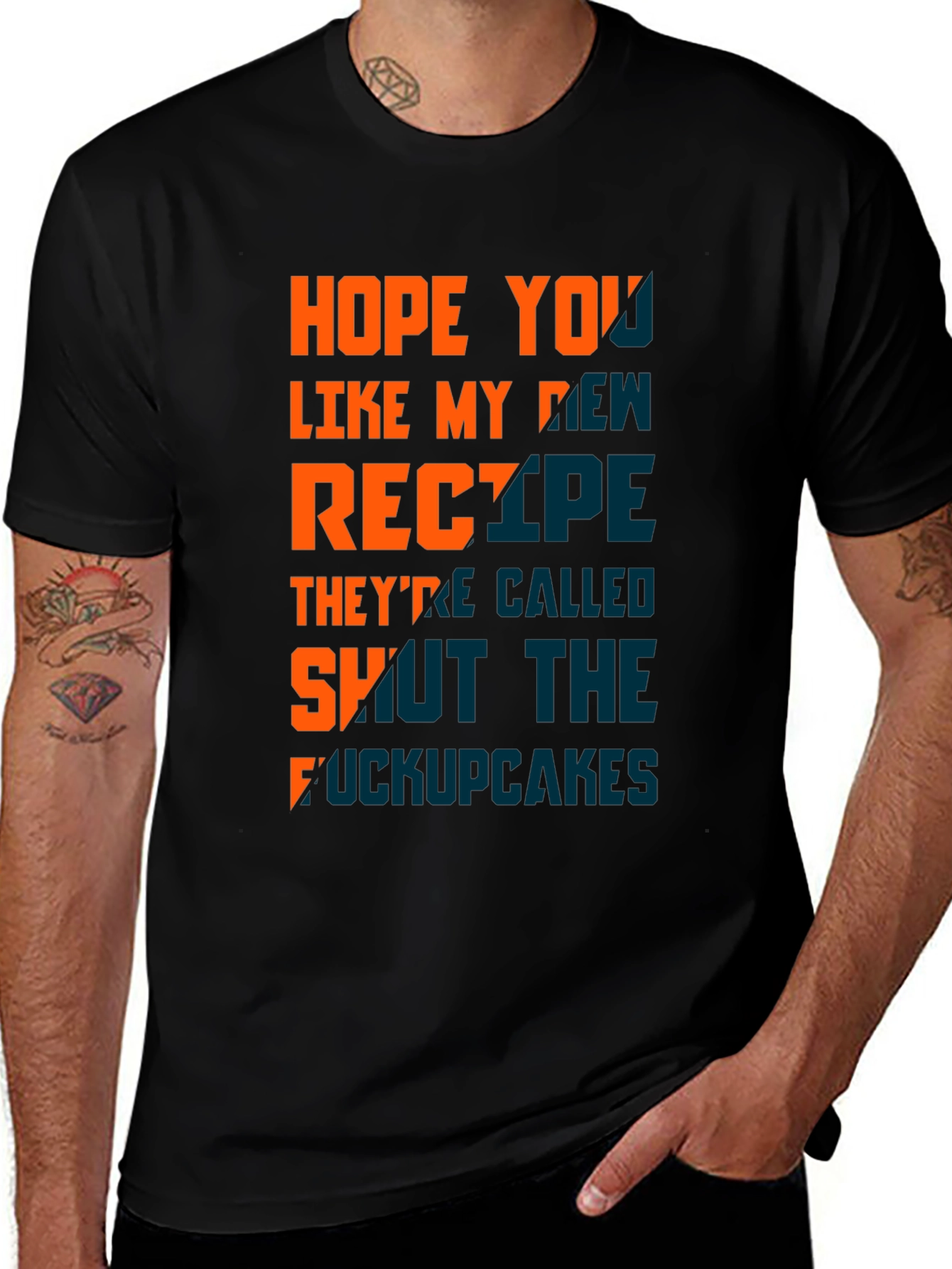 Humorous Shut the F*ckupcakes Graphic T-Shirt