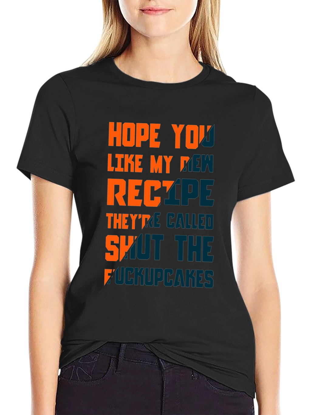 Humorous Shut the F*ckupcakes Graphic T-Shirt