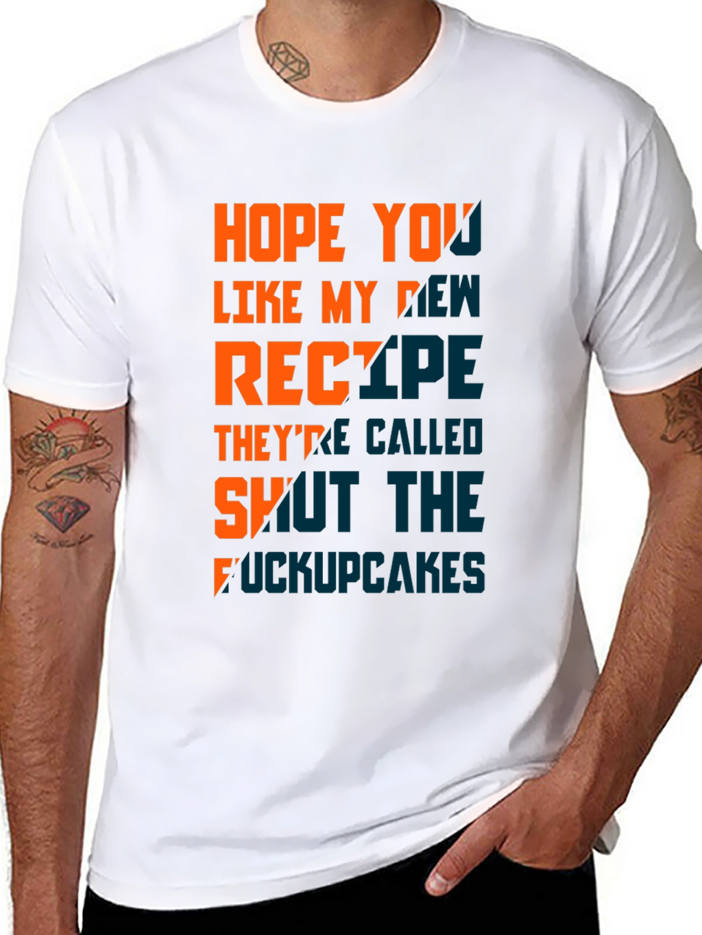 Humorous Shut the F*ckupcakes Graphic T-Shirt