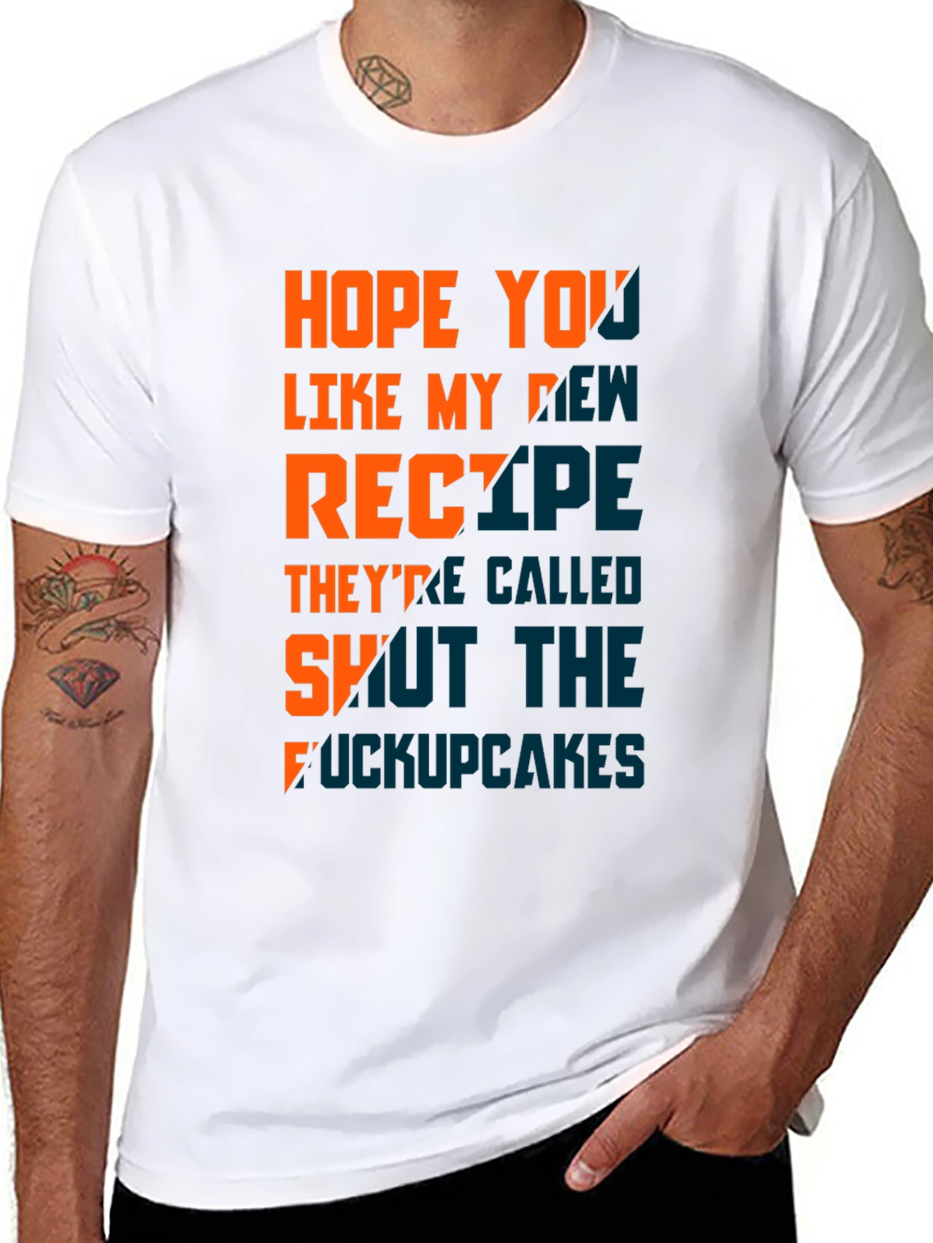 Humorous Shut the F*ckupcakes Graphic T-Shirt