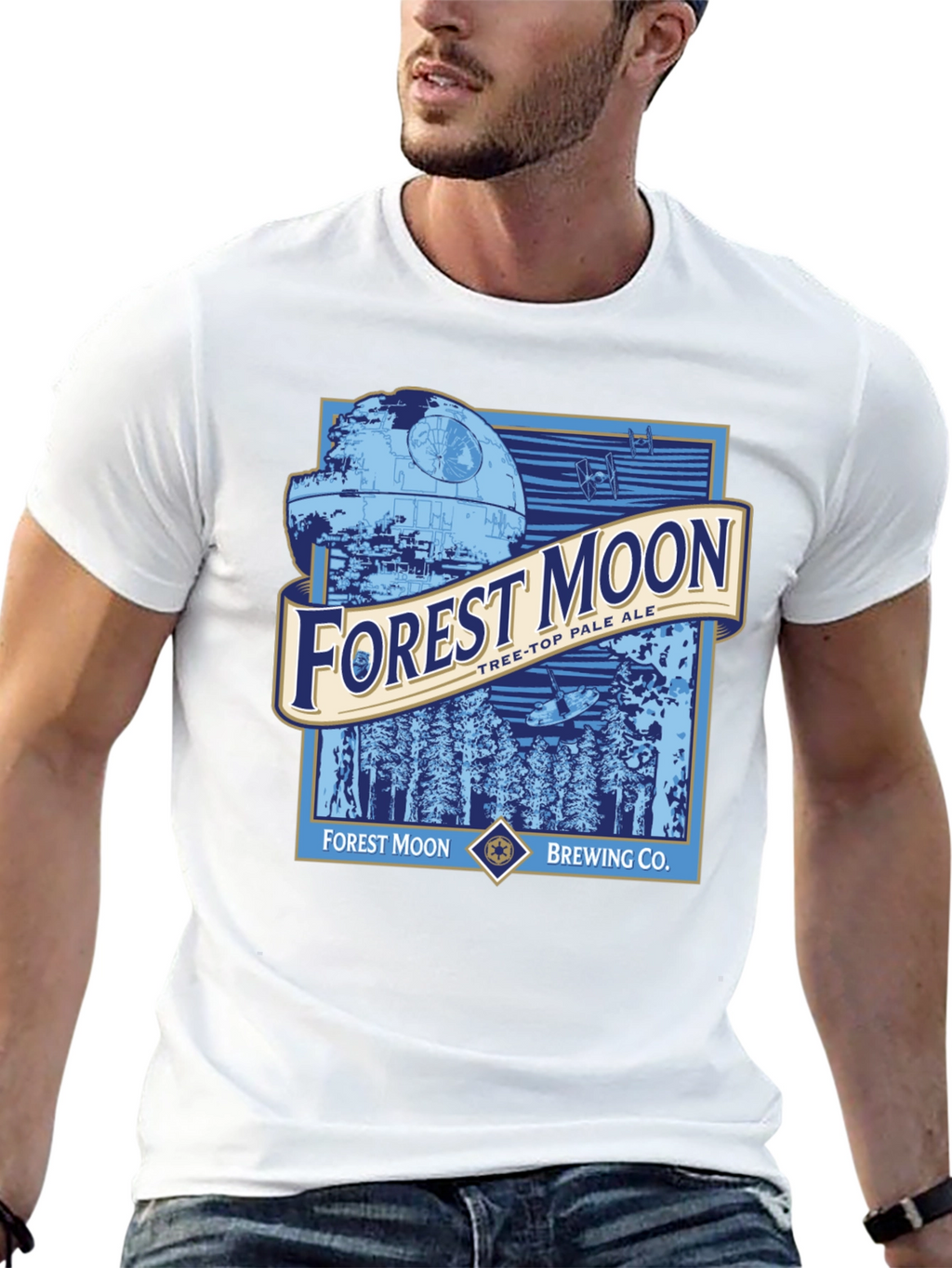Forest Moon Brewing Star Wars Black T-Shirt
