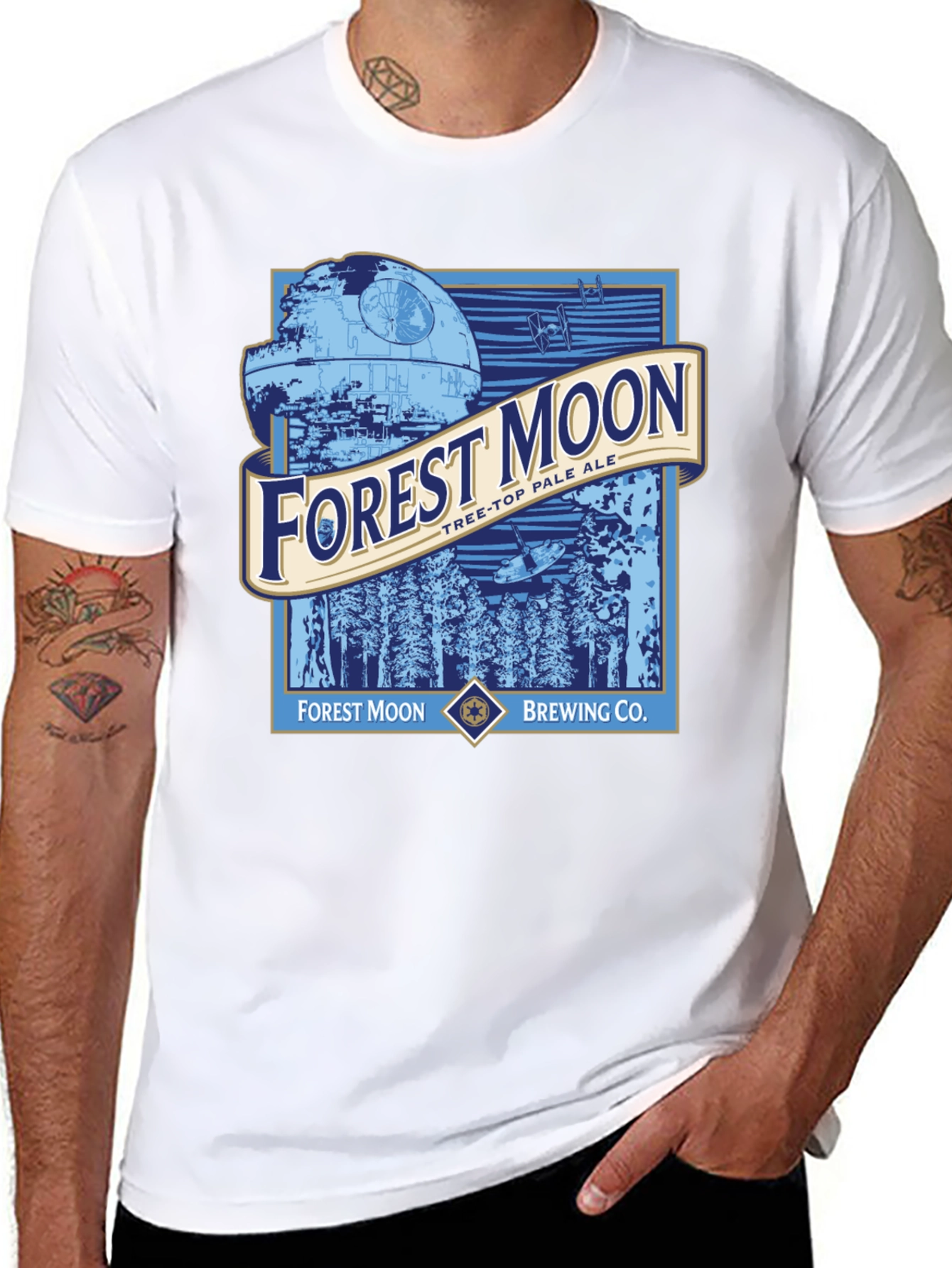 Forest Moon Brewing Star Wars Black T-Shirt