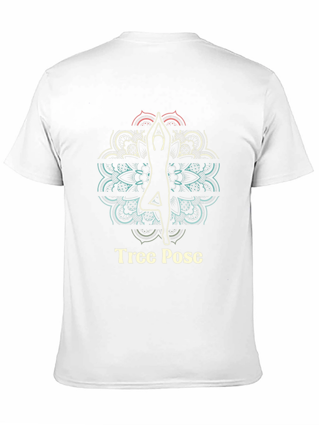 Tree Pose Yoga Graphic Tee - Mens Black T-Shirt