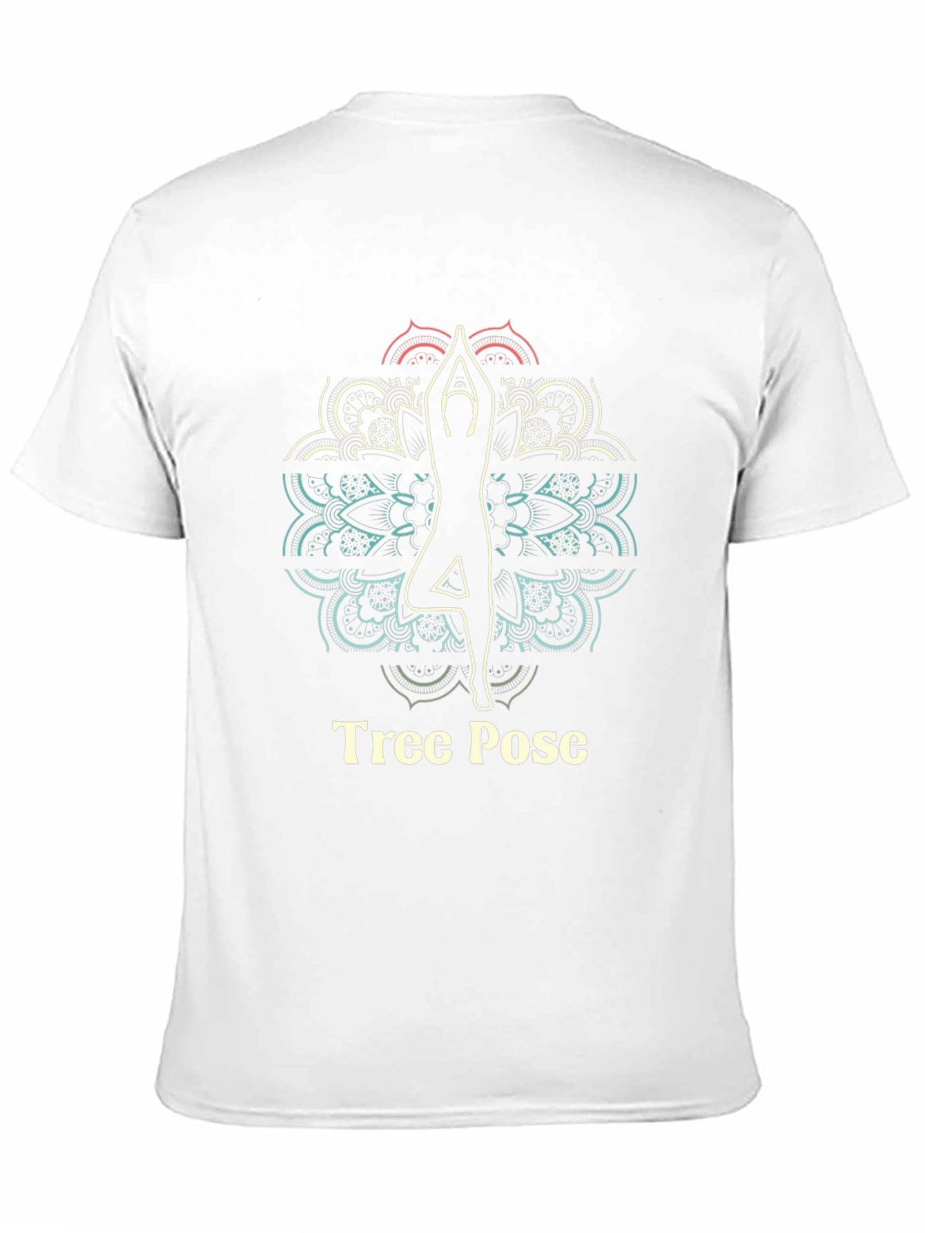 Tree Pose Yoga Graphic Tee - Mens Black T-Shirt