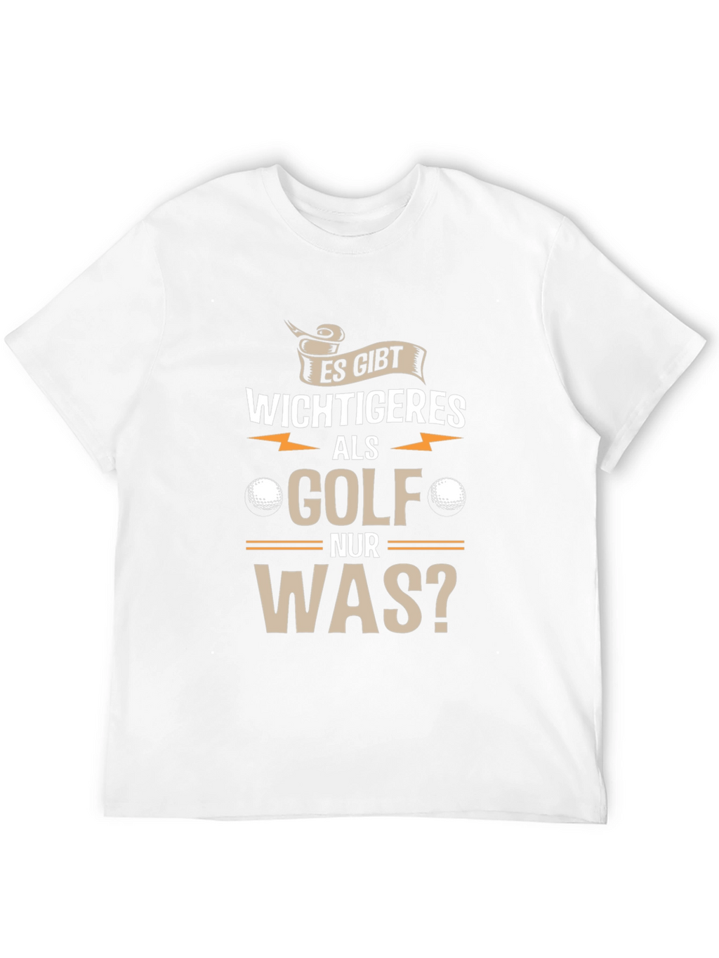 Funny Golf T-Shirt - Es gibt Wichtigeres als Golf...