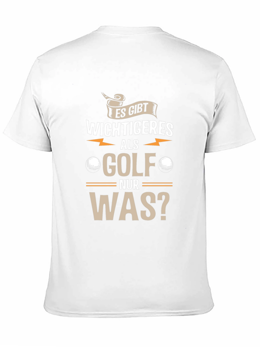 Funny Golf T-Shirt - Es gibt Wichtigeres als Golf...