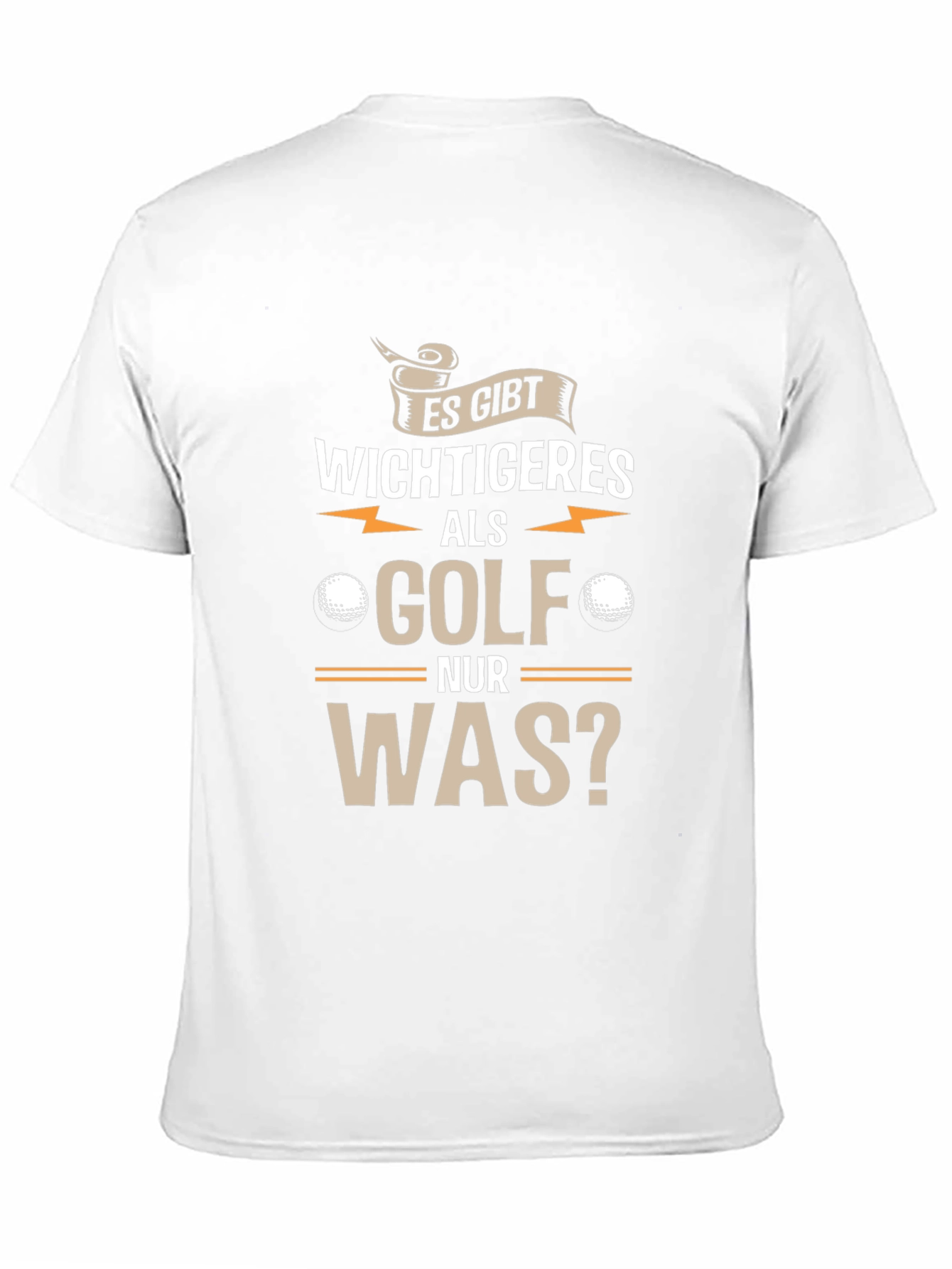 Funny Golf T-Shirt - Es gibt Wichtigeres als Golf...