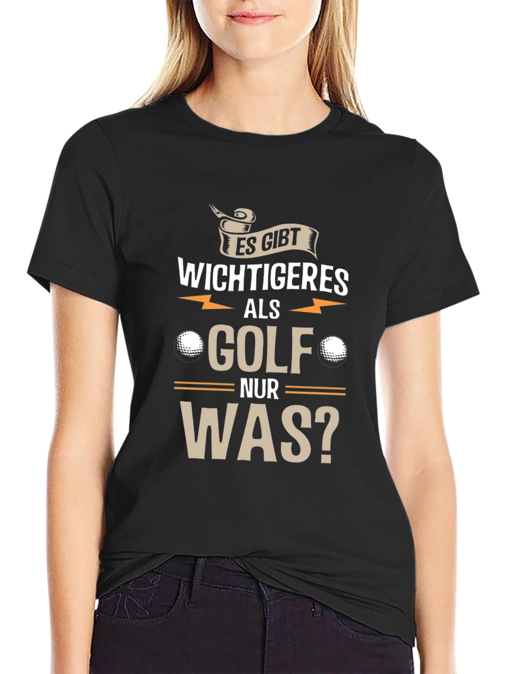 Funny Golf T-Shirt - Es gibt Wichtigeres als Golf...