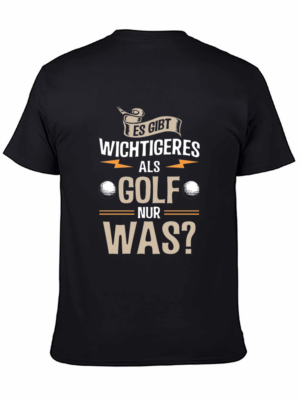 Funny Golf T-Shirt - Es gibt Wichtigeres als Golf...