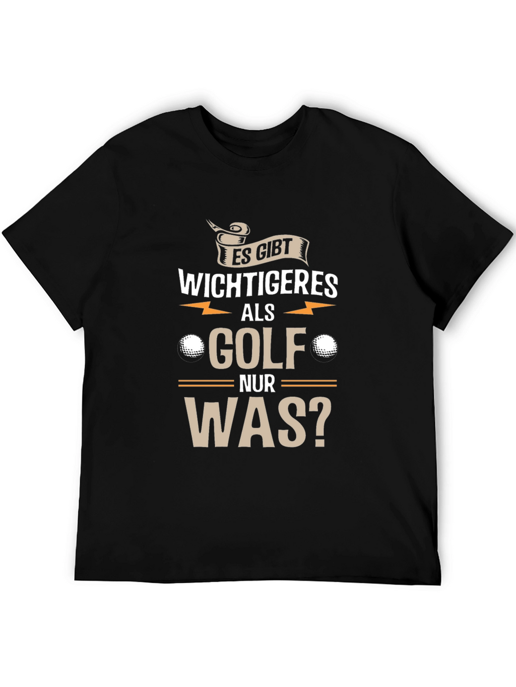 Funny Golf T-Shirt - Es gibt Wichtigeres als Golf...