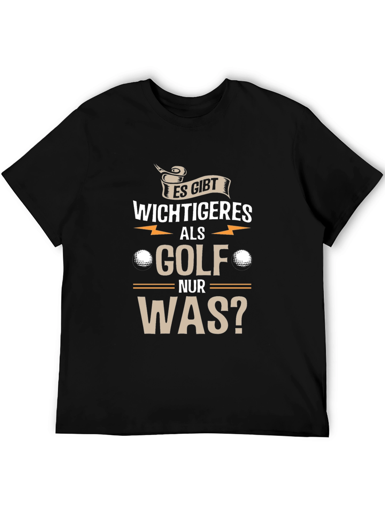 Funny Golf T-Shirt - Es gibt Wichtigeres als Golf...