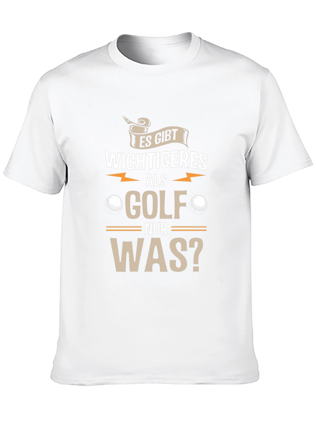 Funny Golf T-Shirt - Es gibt Wichtigeres als Golf...