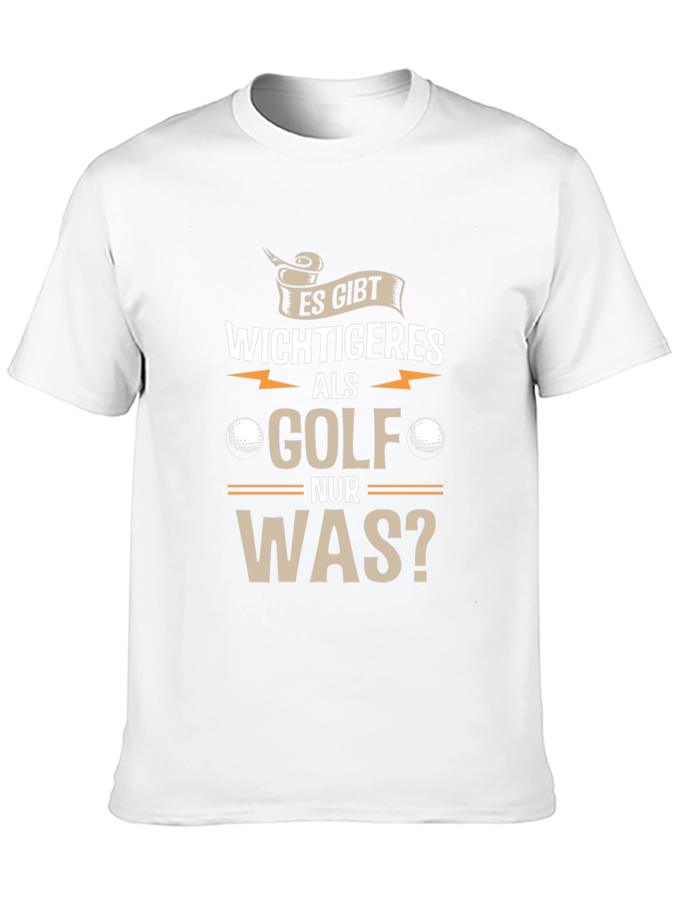Funny Golf T-Shirt - Es gibt Wichtigeres als Golf...