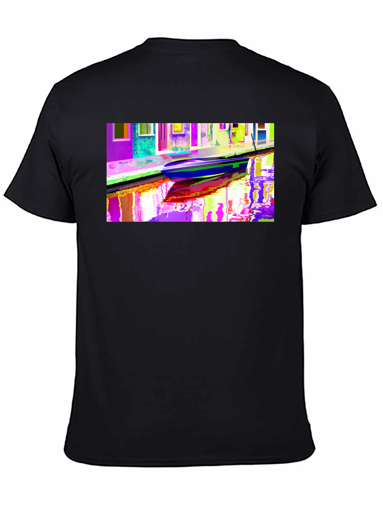 Vibrant Venice Canal Art T-Shirt