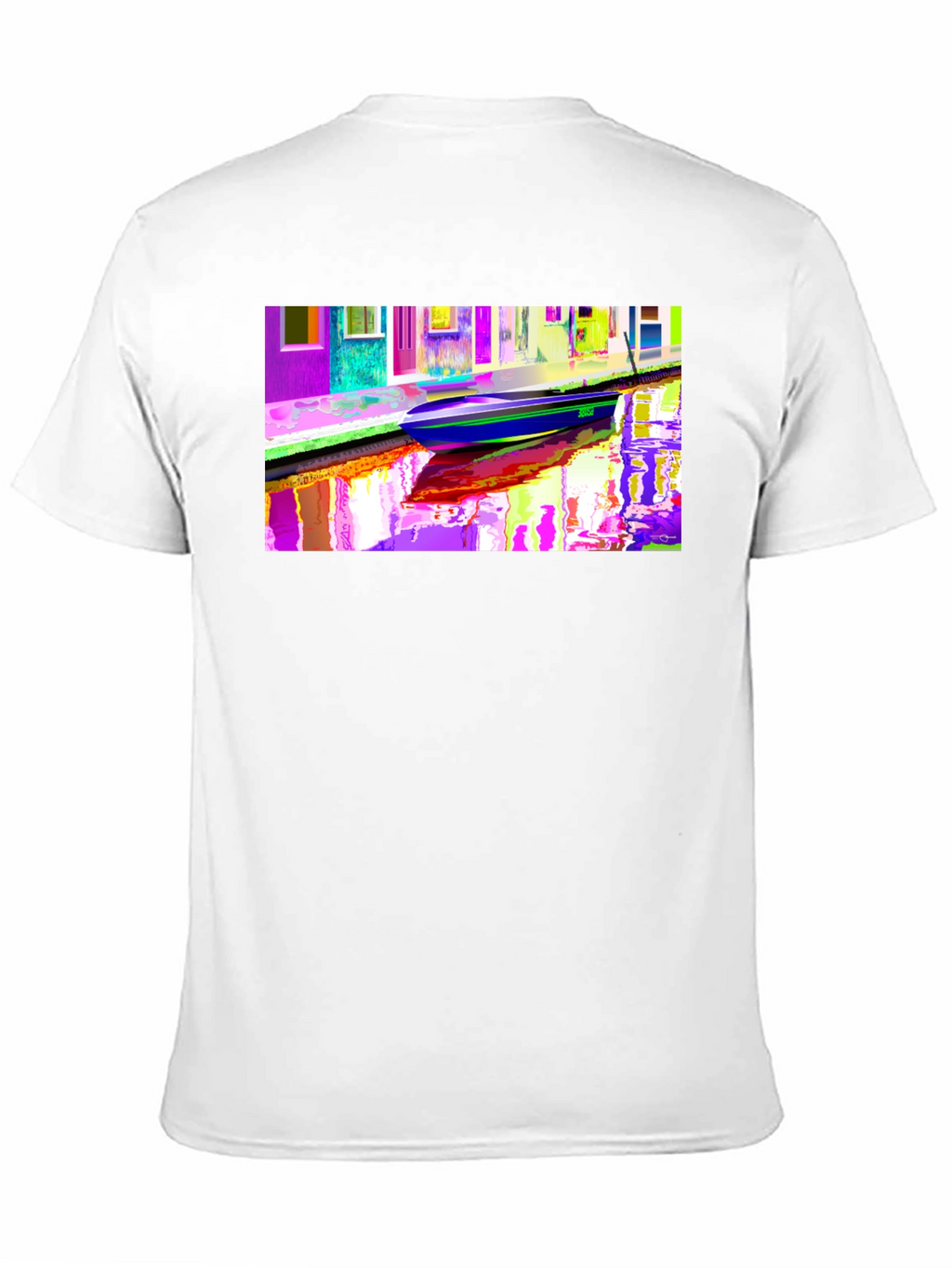 Vibrant Venice Canal Art T-Shirt