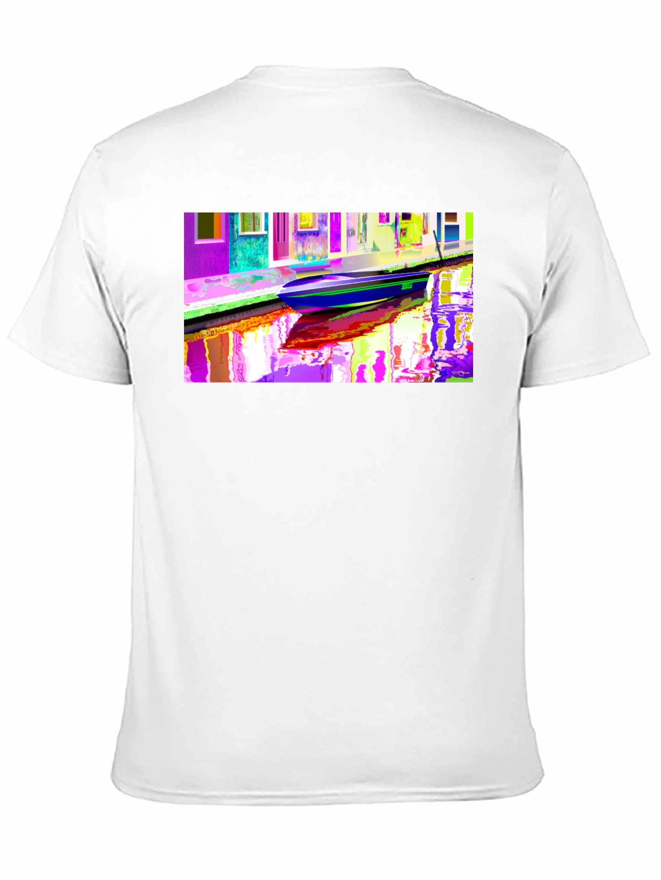 Vibrant Venice Canal Art T-Shirt