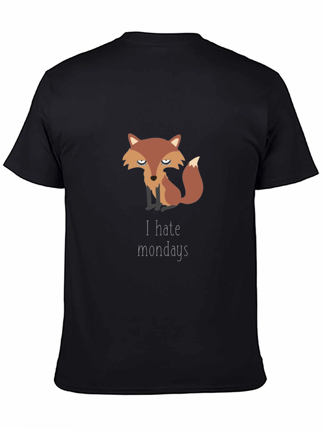 I Hate Mondays Fox Graphic T-Shirt