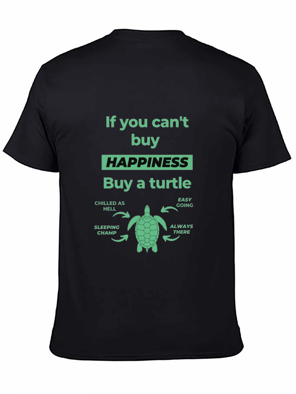 Buy a Turtle T-Shirt: Happiness Guarantee