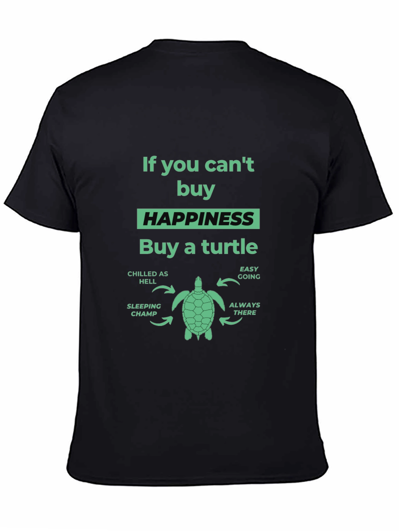Buy a Turtle T-Shirt: Happiness Guarantee