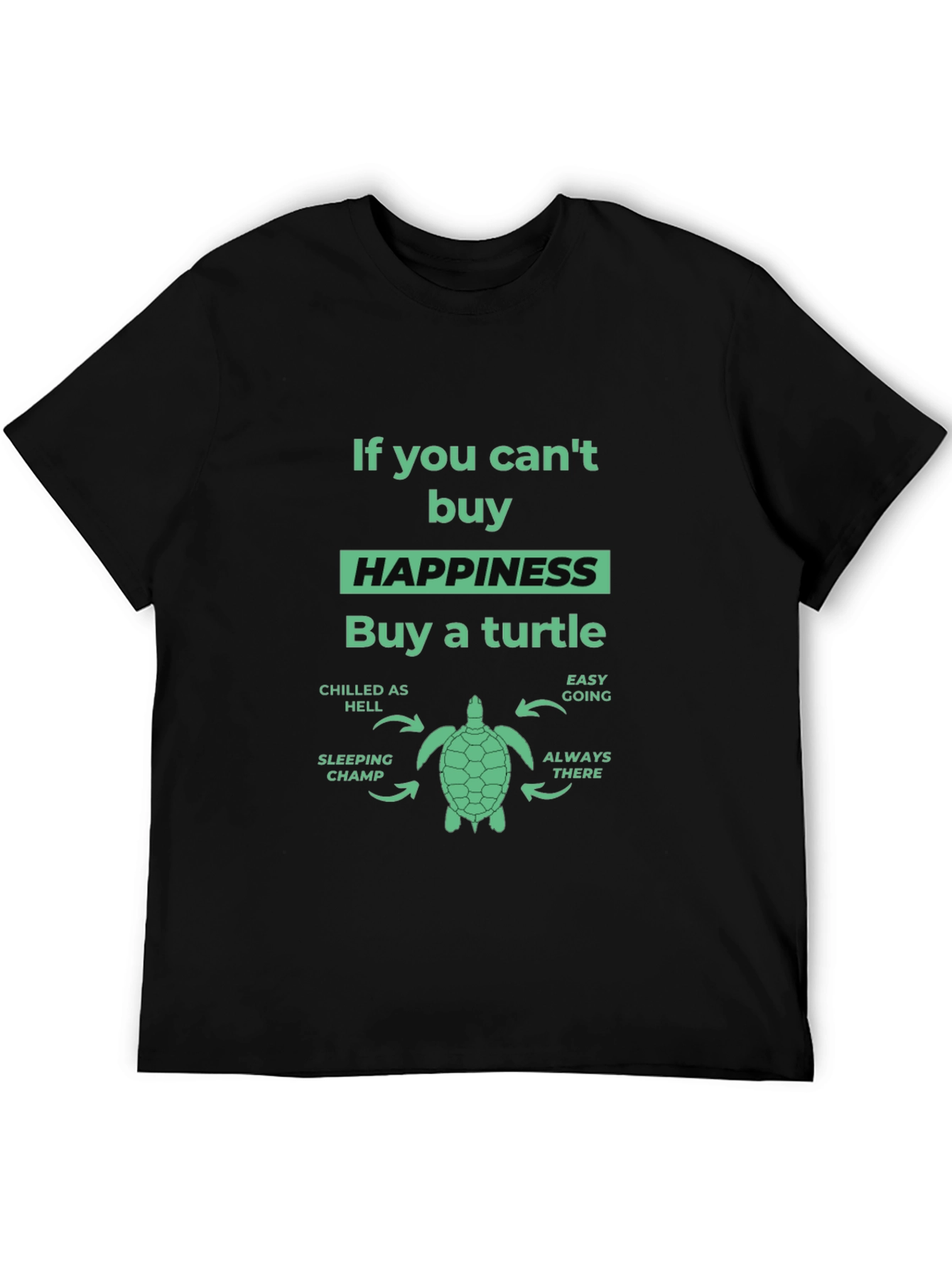 Buy a Turtle T-Shirt: Happiness Guarantee