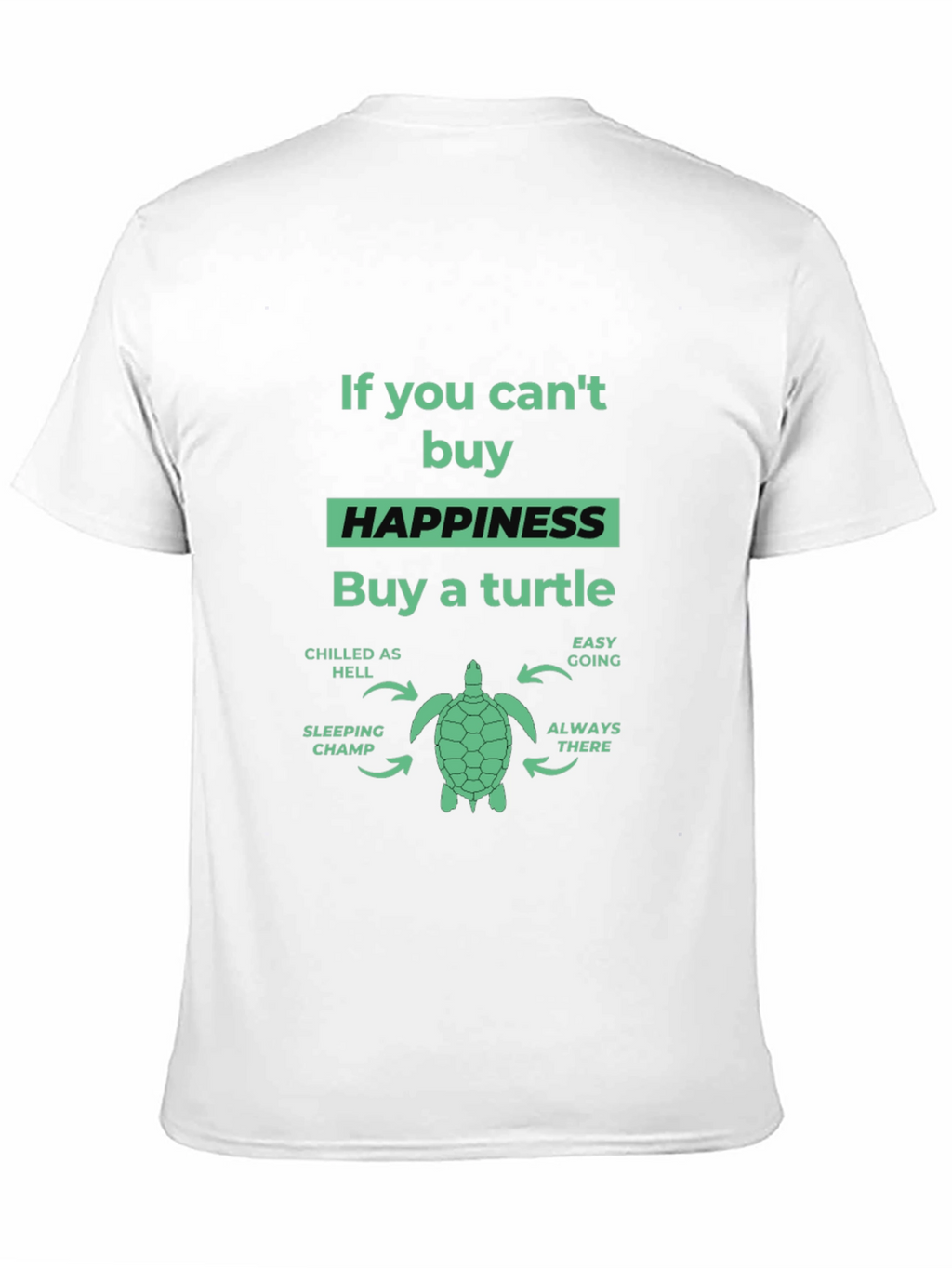 Buy a Turtle T-Shirt: Happiness Guarantee