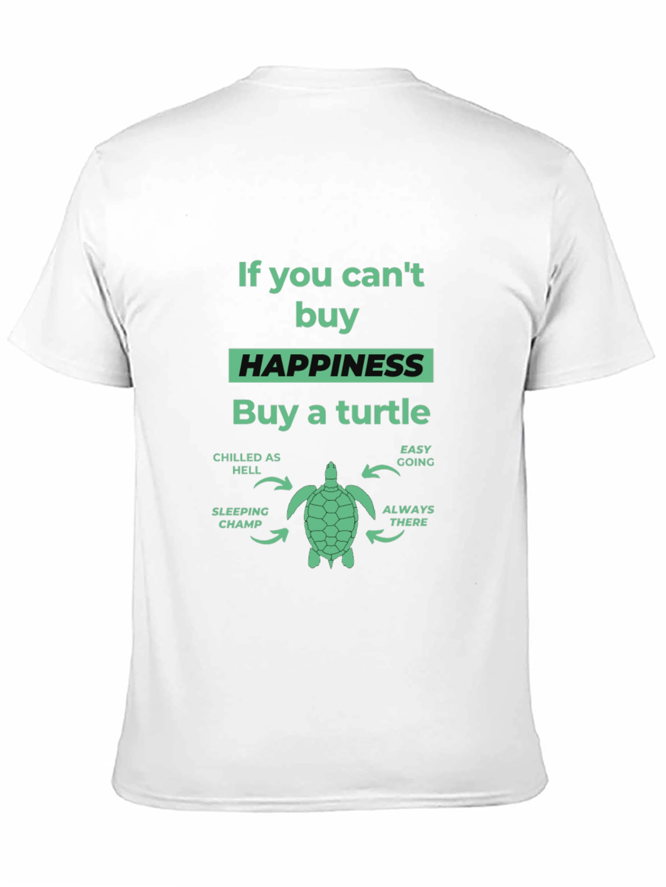 Buy a Turtle T-Shirt: Happiness Guarantee