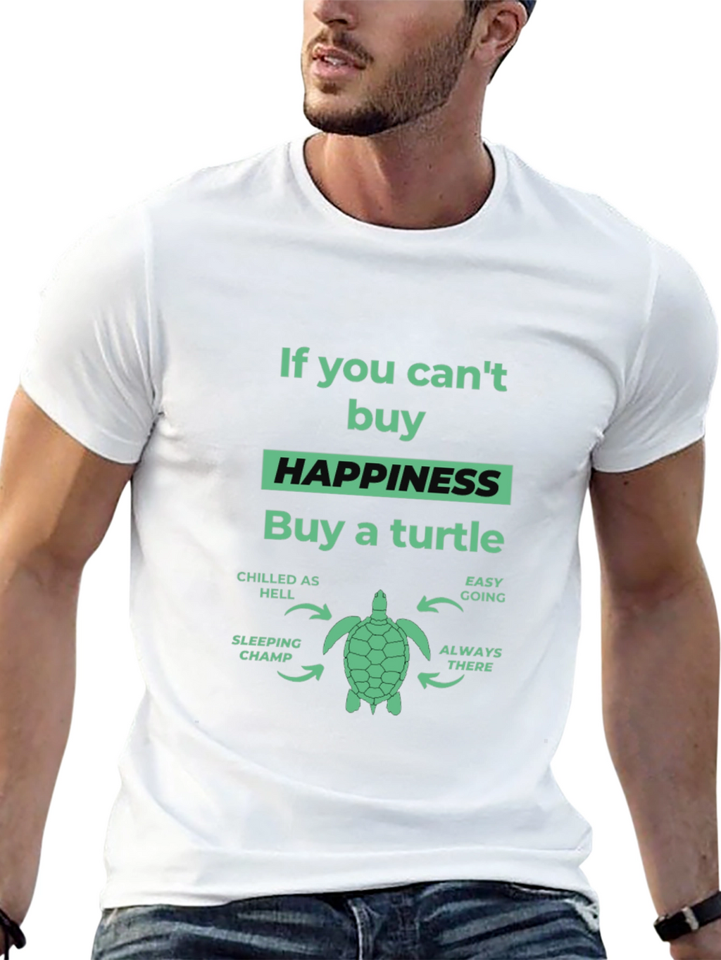 Buy a Turtle T-Shirt: Happiness Guarantee