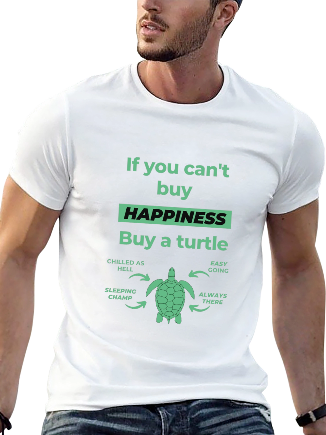 Buy a Turtle T-Shirt: Happiness Guarantee