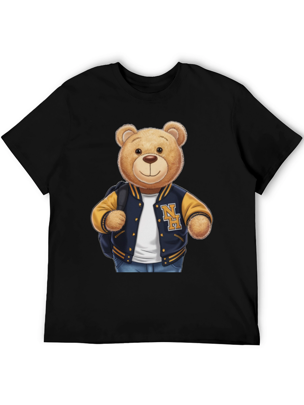 Teddy Bear Varsity Jacket T-Shirt