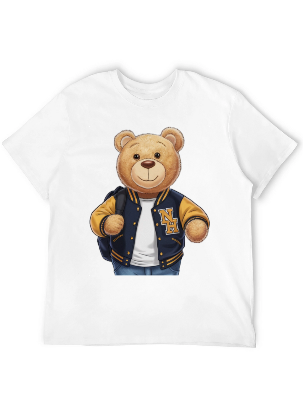 Teddy Bear Varsity Jacket T-Shirt