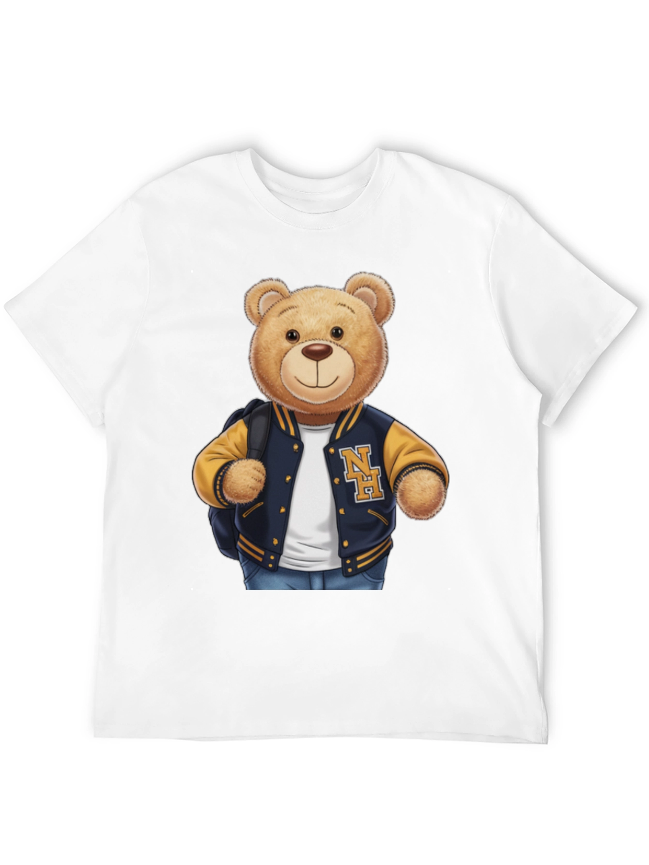 Teddy Bear Varsity Jacket T-Shirt
