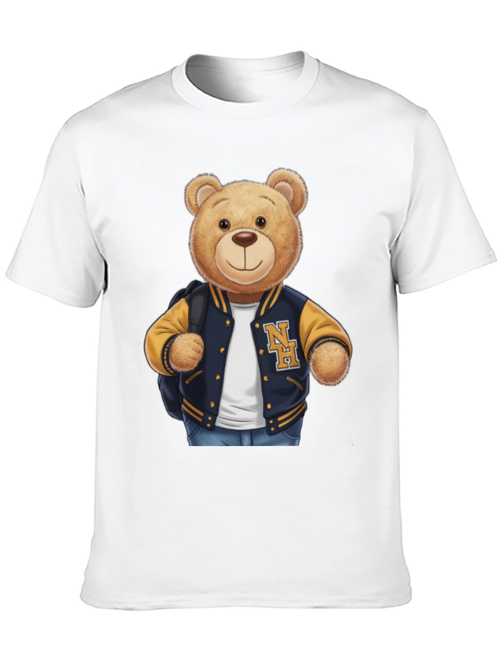 Teddy Bear Varsity Jacket T-Shirt