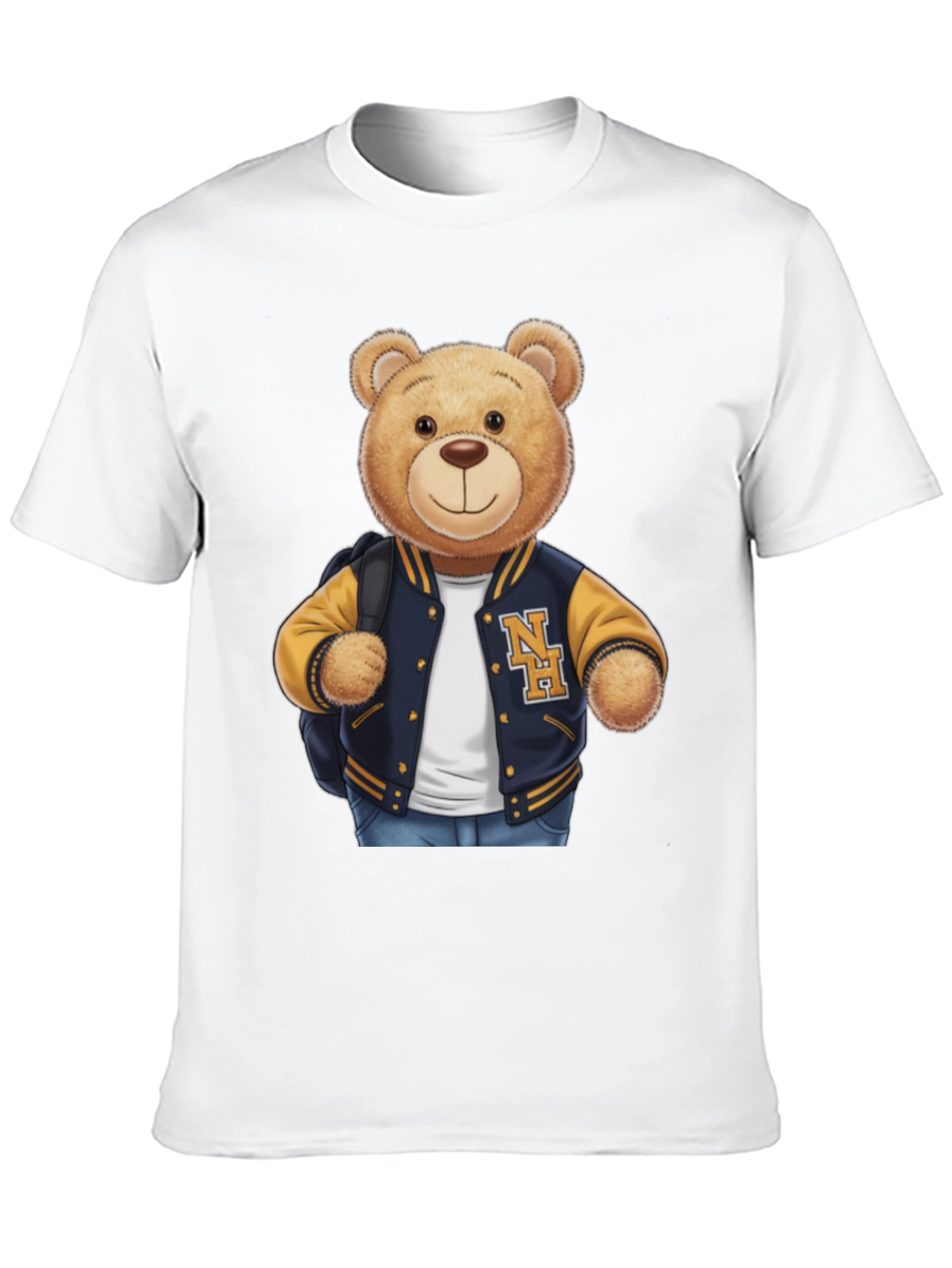 Teddy Bear Varsity Jacket T-Shirt