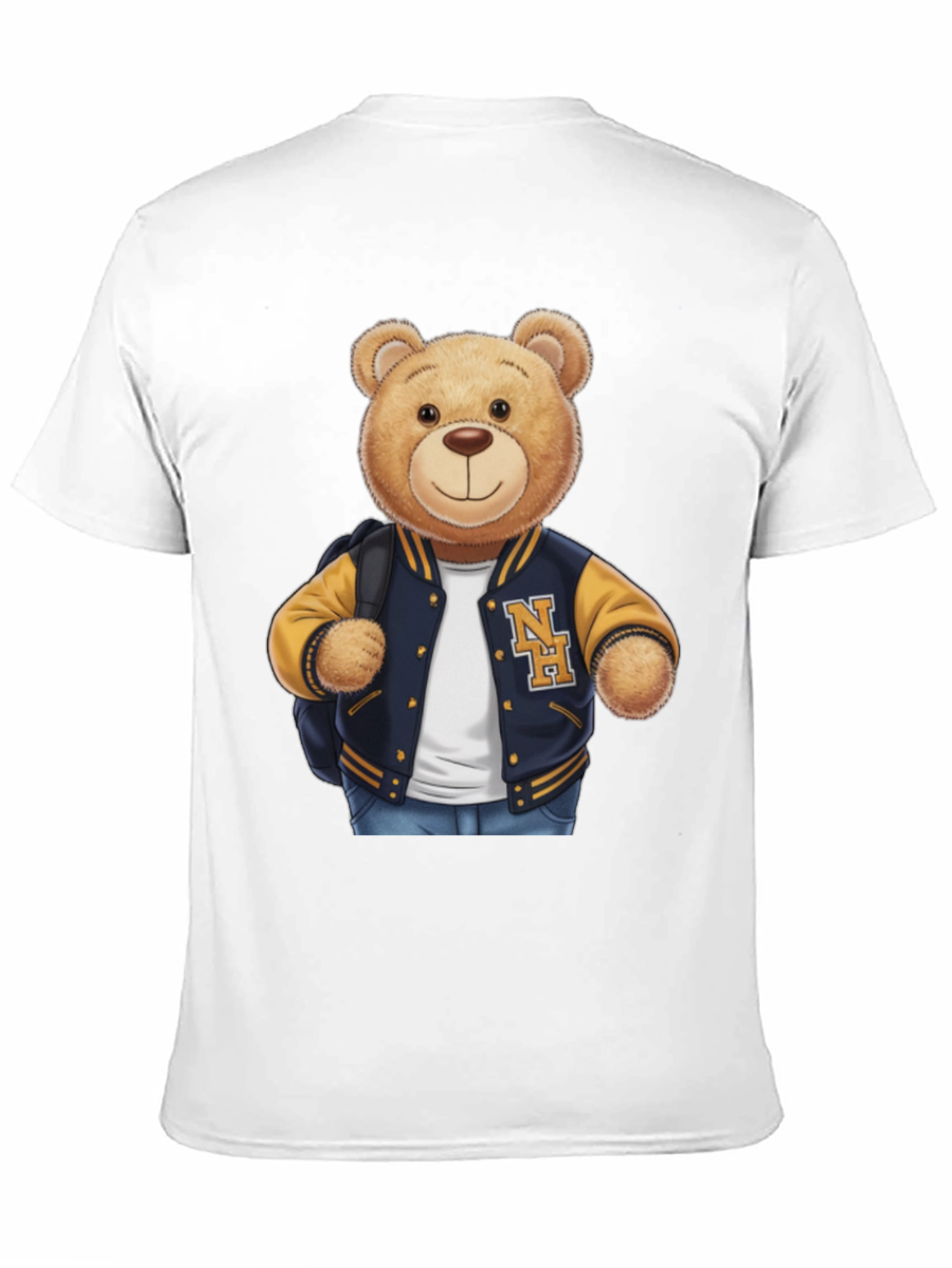Teddy Bear Varsity Jacket T-Shirt