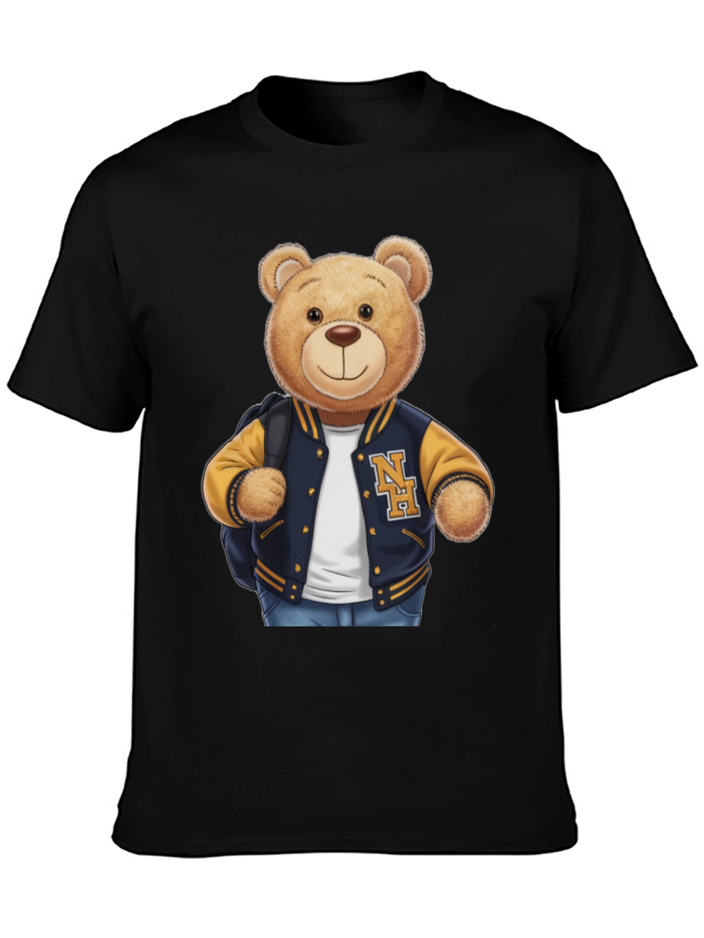 Teddy Bear Varsity Jacket T-Shirt