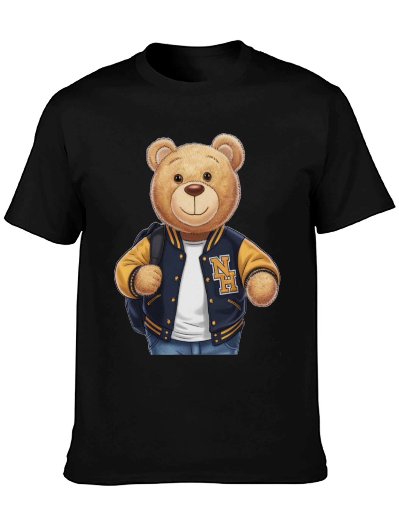 Teddy Bear Varsity Jacket T-Shirt