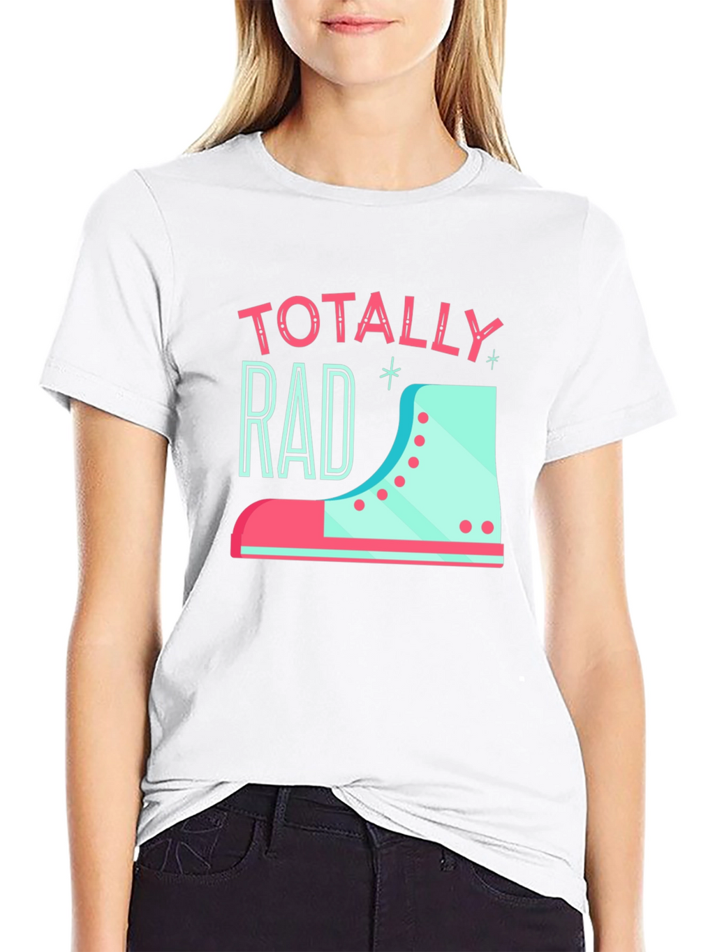 Totally Rad Retro Roller Skate T-Shirt