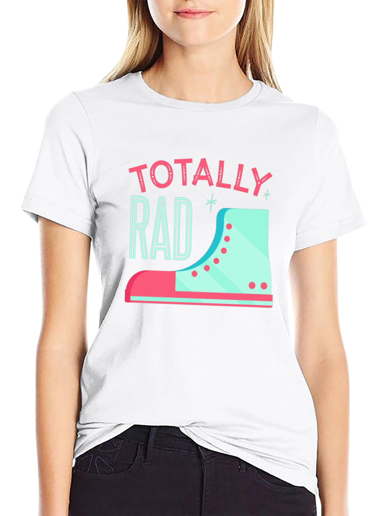 Totally Rad Retro Roller Skate T-Shirt