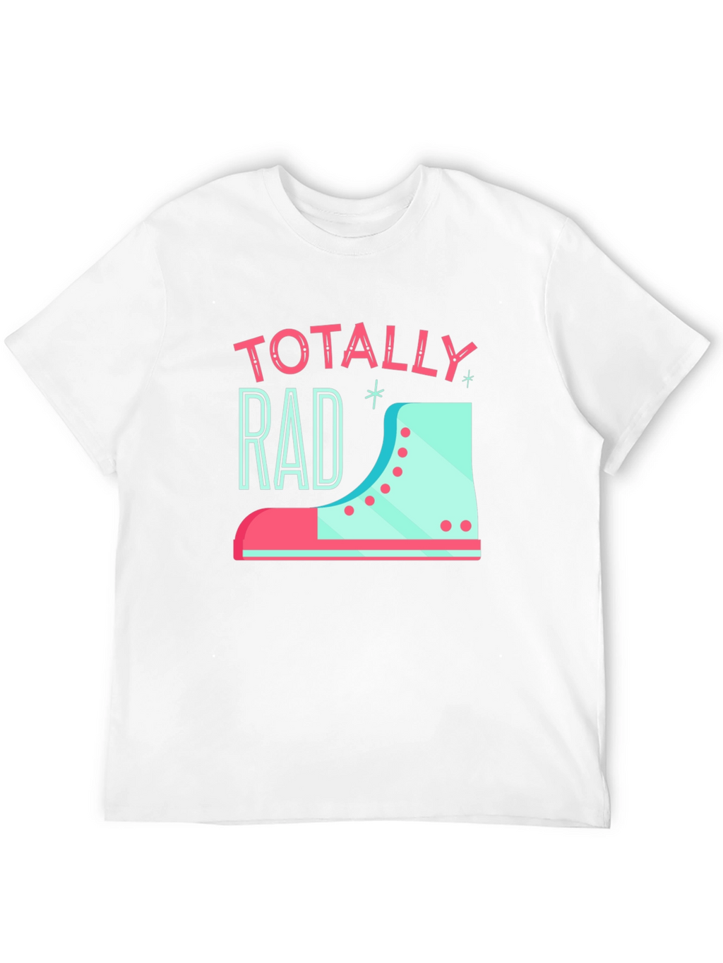 Totally Rad Retro Roller Skate T-Shirt