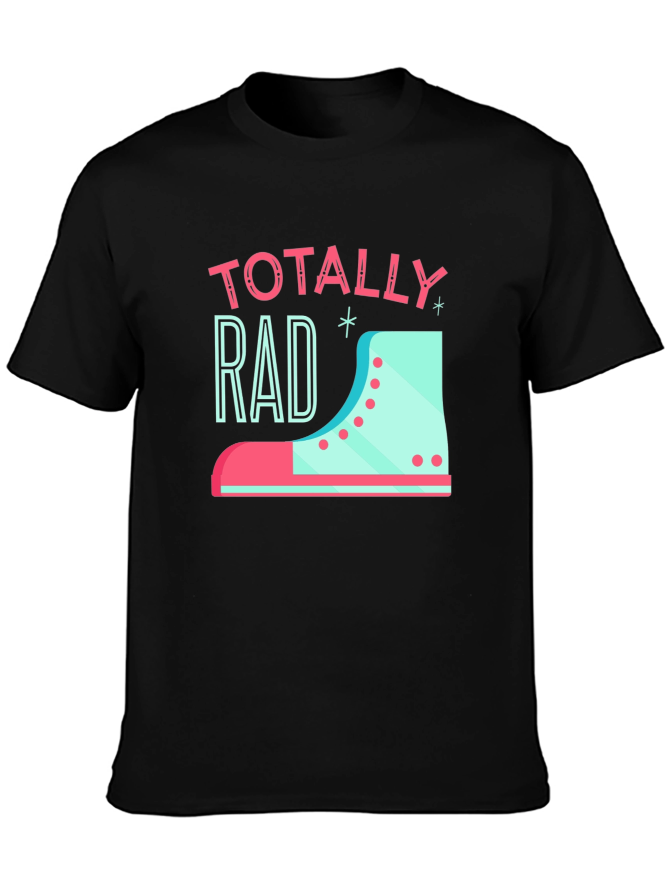 Totally Rad Retro Roller Skate T-Shirt