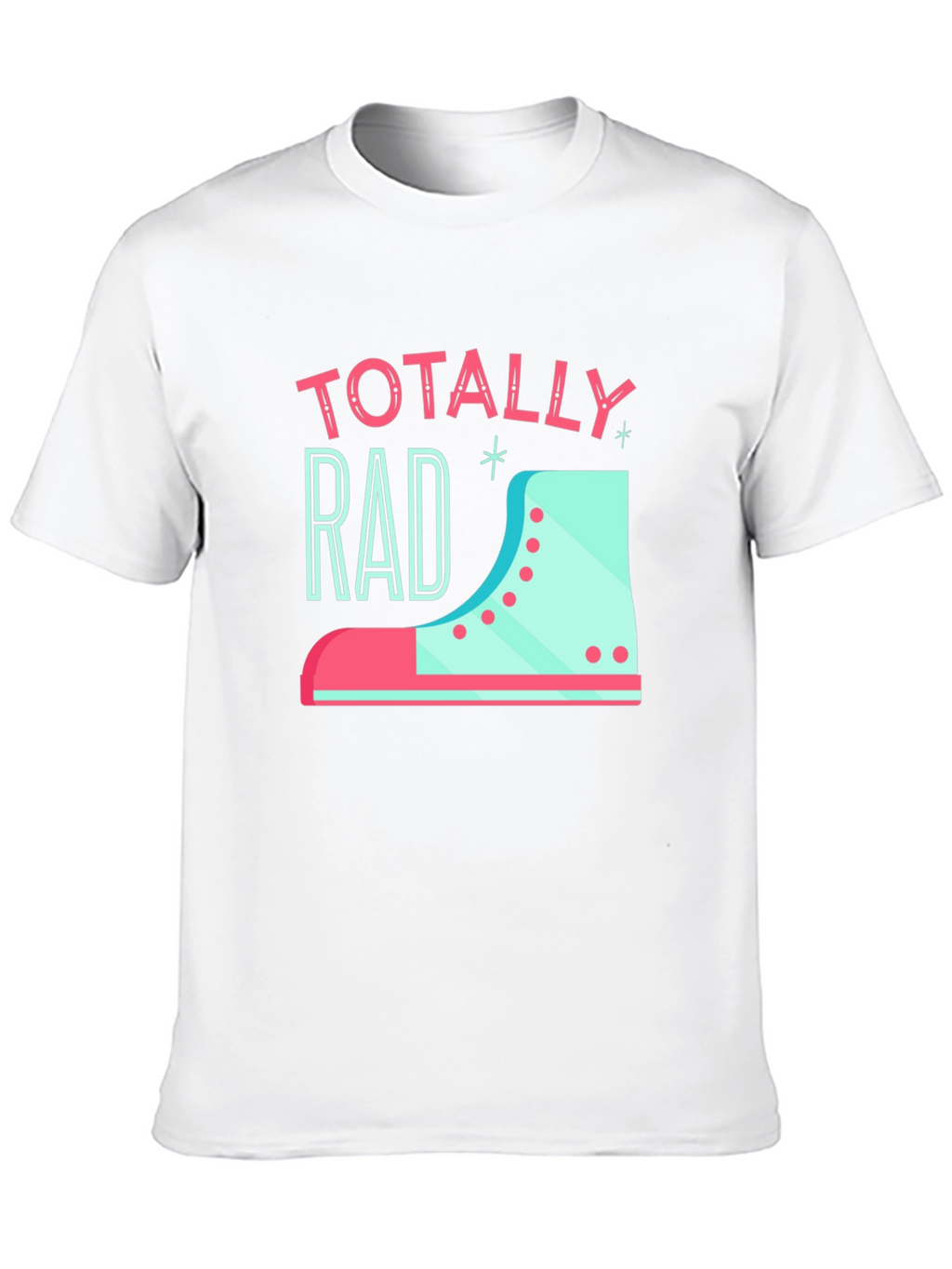 Totally Rad Retro Roller Skate T-Shirt