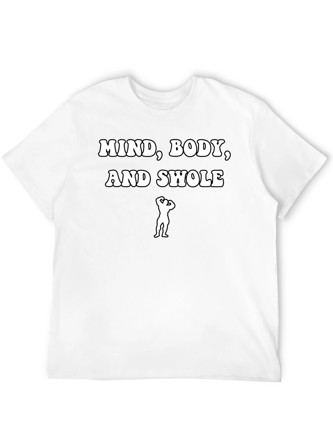 Mind Body and Swole Black T-Shirt