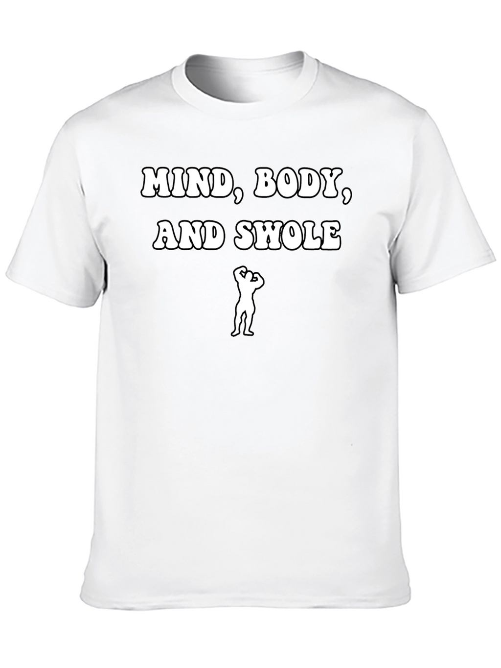 Mind Body and Swole Black T-Shirt