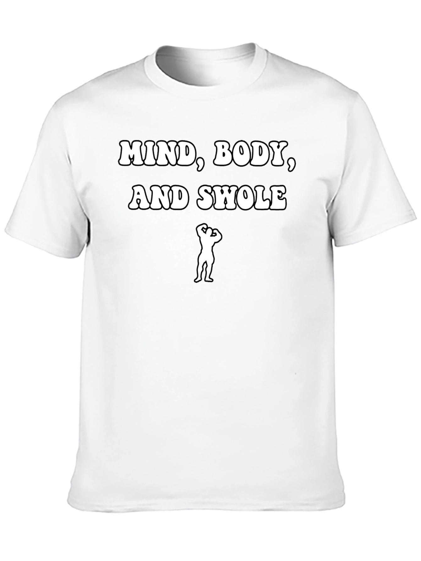 Mind Body and Swole Black T-Shirt