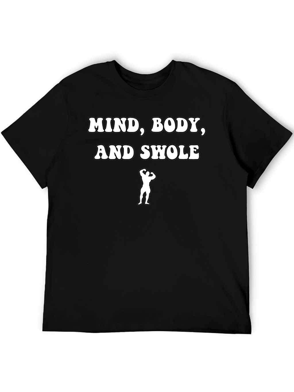 Mind Body and Swole Black T-Shirt