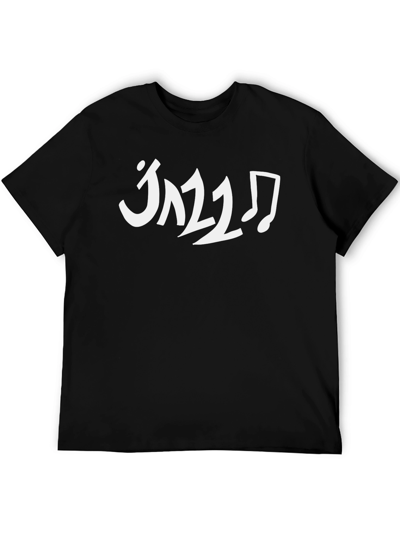 Jazz Music Black Graphic Tee