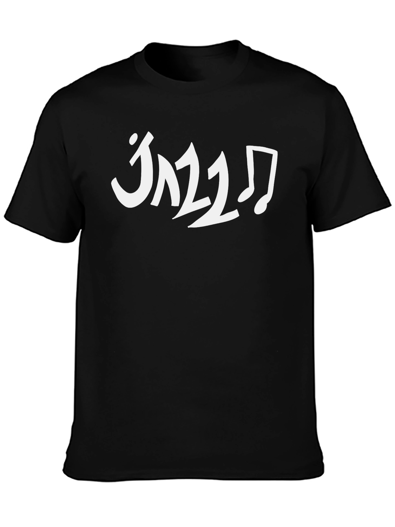 Jazz Music Black Graphic Tee