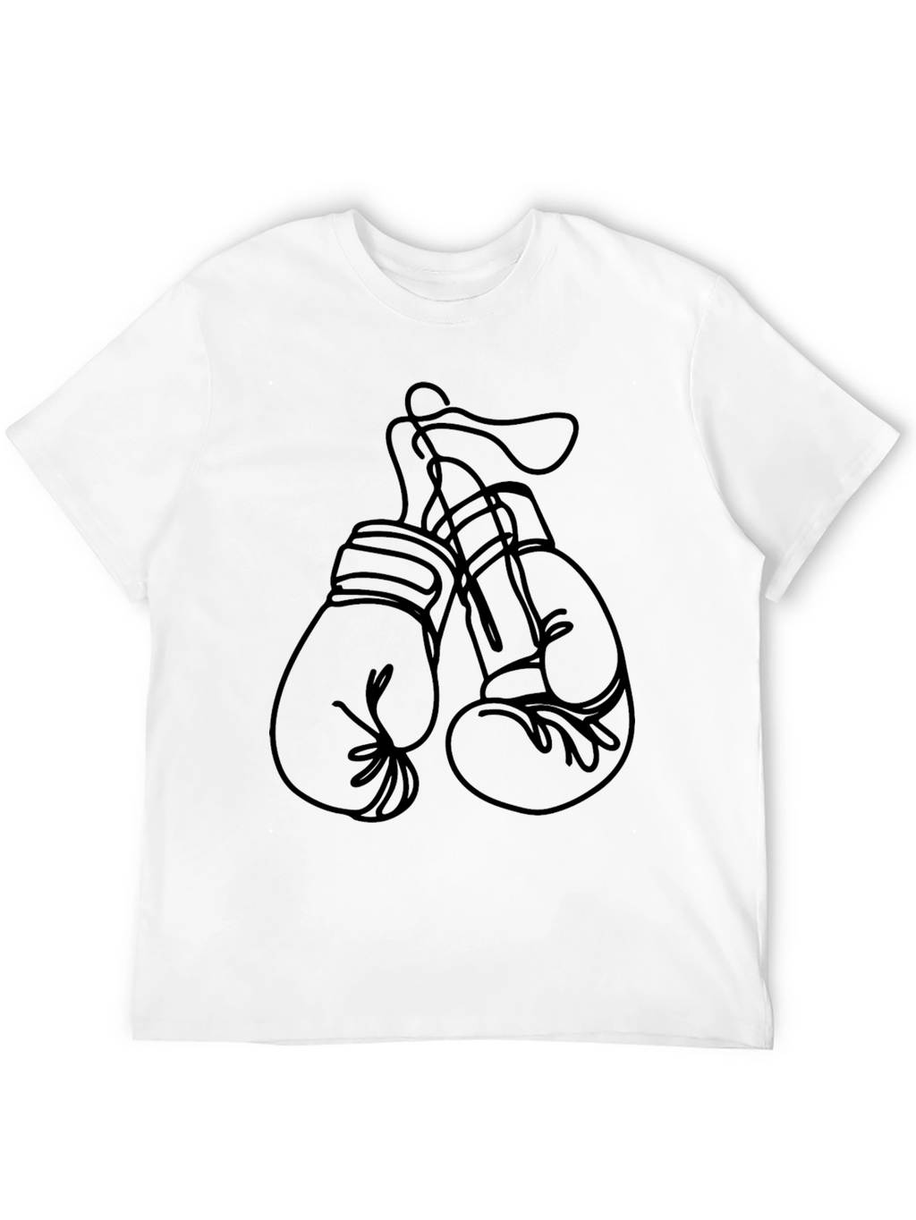 Boxing Gloves Graphic Tee - Stylish Menswear